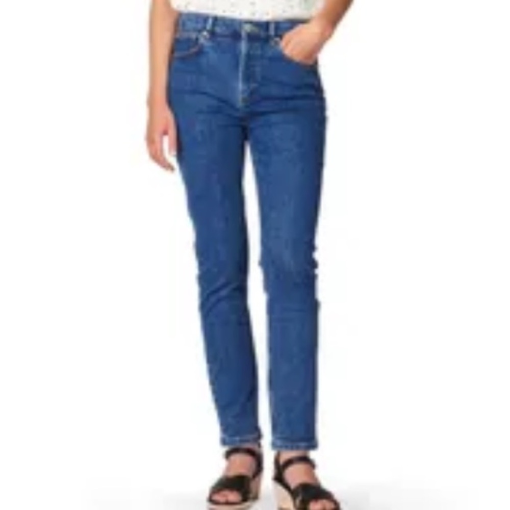 A.P.C. Women's Straight-Leg Jeans in Classic Indigo